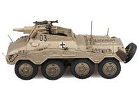 Sd.Kfz. 234/3 Armored Vehicle "#0 3rd Panzer Division Hungary" (1945) German Army 1/72 Diecast Model by Panzerstahl image 4