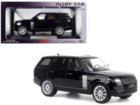 Land Rover Ranger Rover 50th Anniversary Black Metallic with Sunroof 1/18 Diecast Model Car by Heimanba