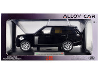 Land Rover Ranger Rover 50th Anniversary Black Metallic with Sunroof 1/18 Diecast Model Car by Heimanba image 3