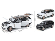 2022 Land Rover Range Rover SV White Metallic with Rose Gold Top and Moonroof 1/18 Diecast Model Car by Heimanba image 2