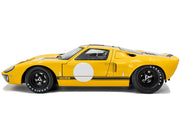 1968 Ford GT40 MK1 Yellow with Black Stripes "Competition" Series 1/18 Diecast Model Car by Solido image 3