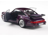 1990 Porsche 911 (964) Turbo Violet Blue Metallic 1/18 Diecast Model Car by Solido image 2