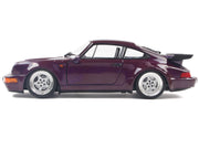 1990 Porsche 911 (964) Turbo Violet Blue Metallic 1/18 Diecast Model Car by Solido image 3