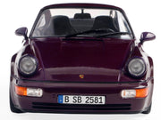 1990 Porsche 911 (964) Turbo Violet Blue Metallic 1/18 Diecast Model Car by Solido image 5