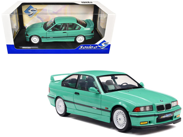 1991 BMW E36 M3 "Solido Works" Mint Green with Mint Green Interior 1/18 Diecast Model Car by Solido
