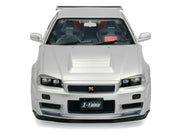 1999 Nissan Skyline GT-R (R34) Z-Tune RHD (Right Hand Drive) Silver Metallic 1/18 Diecast Model Car by Solido image 5
