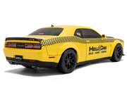 2023 Dodge Challenger SRT Hellcat Redeye Widebody Taxi "NYC Hellcab" Yellow with Black Hood and Graphics 1/18 Diecast Model Car by Solido image 4