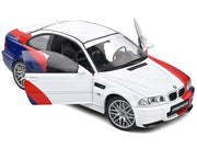 2000 BMW E46 M3 "Streetfighter" White with Blue and Red Graphics 1/18 Diecast Model Car by Solido image 3