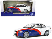 2000 BMW E46 M3 "Streetfighter" White with Blue and Red Graphics 1/18 Diecast Model Car by Solido image 4