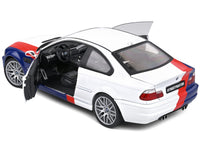 2000 BMW E46 M3 "Streetfighter" White with Blue and Red Graphics 1/18 Diecast Model Car by Solido image 5
