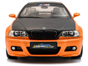 2000 BMW E46 M3 "Solido Works" Orange Metallic with Matt Black Hood and Carbon Top 1/18 Diecast Model Car by Solido image 5