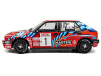 Lancia Delta HF Integrale #1 Miki Biasion - Tiziano Siviero Winner "Rally Sanremo" (1989) "Competition" Series 1/18 Diecast Model Car by Solido image 3
