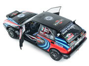 Lancia Delta HF Integrale #1 A. Sacco - A. Ollero "Miki Biasion Martini Racing Rallye Monte Carlo 1990 Tribute" FIA Historic Rally (2026) "Competition" Series 1/18 Diecast Model Car by Solido image 4