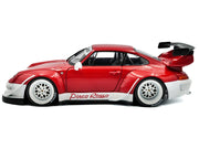 Solido 2020 RWB Bodykit Porco Rosso red white diecast model 1:18 S1808505, view 3