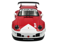 Solido 2020 RWB Bodykit Porco Rosso red white diecast model 1:18 S1808505, view 5