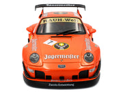 2020 RWB Bodykit #7 "Jagermeister" Orange with Graphics 1/18 Diecast Model Car by Solido image 4