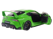 2023 Toyota GR Supra "StreetFighter" Green 1/18 Diecast Model Car by Solido image 2