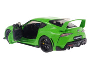 2023 Toyota GR Supra "StreetFighter" Green 1/18 Diecast Model Car by Solido image 3