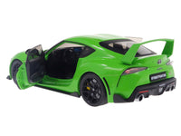 2023 Toyota GR Supra "StreetFighter" Green 1/18 Diecast Model Car by Solido image 3