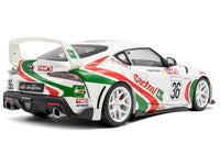 2024 Toyota GR Supra #36 "Toyota Racing Tribute" White with Green and Red Graphics 1/18 Diecast Model Car by Solido image 4