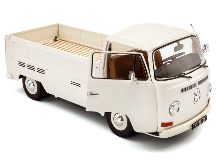 1968 Volkswagen T2 Pickup Truck Beige 1/18 Diecast Model Car by Solido image 2
