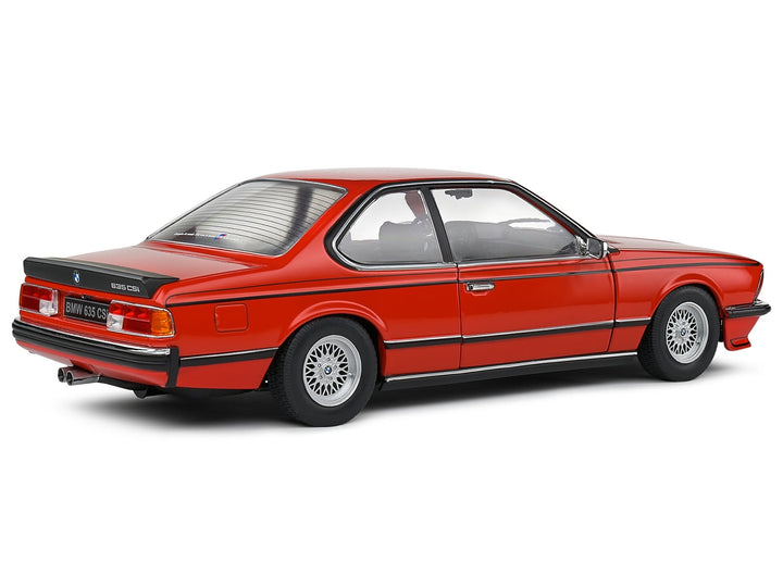 1984 BMW 635 CSI (E24) Henna Red 1/18 Diecast Model Car by Solido image 2