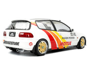 1991 Honda Civic (EG6) RHD (Right Hand Drive) "Mugen Racing" White with Stripes 1/18 Diecast Model Car by Solido image 5
