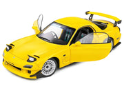1994 Mazda RX7 Type RS (FD3RS) RHD (Right Hand Drive) Yellow 1/18 Diecast Model Car by Solido image 2