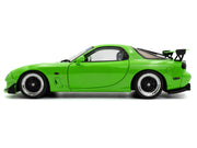 1999 Mazda RX7 Type RS (FD3RS) RHD (Right Hand Drive) Neon Green 1/18 Diecast Model Car by Solido image 3