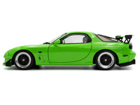 1999 Mazda RX7 Type RS (FD3RS) RHD (Right Hand Drive) Neon Green 1/18 Diecast Model Car by Solido image 3