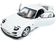 2001 Mazda RX7 Type RS (FD3S) RHD (Right Hand Drive) White 1/18 Diecast Model Car by Solido image 2