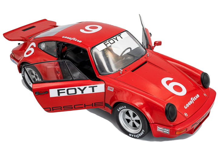 Porsche 911 IROC #6 A.J. Foyt "International Race of Champions" (1974) 1/18 Diecast Model Car by Solido image 2