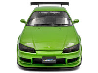 Solido 1999 Nissan Silvia S15 Spec-R Aero right-hand drive Never Satisfied green metallic 1:18 S1812203, view 5