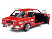 1980 Alpina E21 C1 2.3 Red with Gray Stripes 1/18 Diecast Model Car by Solido image 4