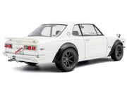 1970 Nissan Skyline (C10) Hakosuka RHD (Right Hand Drive) White 1/18 Diecast Model Car by Solido image 4