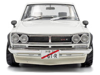 1970 Nissan Skyline (C10) Hakosuka RHD (Right Hand Drive) White 1/18 Diecast Model Car by Solido image 5