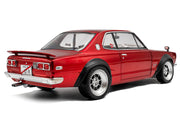 1970 Nissan Skyline (C10) Hakosuka RHD (Right Hand Drive) Red Metallic 1/18 Diecast Model Car by Solido image 4