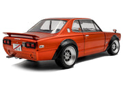 1970 Nissan Skyline (C10) Hakosuka RHD (Right Hand Drive) Orange Metallic 1/18 Diecast Model Car by Solido image 4