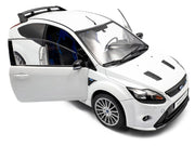 2009 Ford Focus RS MK2 Frozen White 1/18 Diecast Model Car by Solido image 2