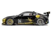 2024 Toyota GR86 Liberty Walk Body Kit RHD (Right Hand Drive) #24 Black with Gold Graphics 1/18 Diecast Model Car by Solido image 3
