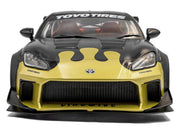 2024 Toyota GR86 Liberty Walk Body Kit RHD (Right Hand Drive) #24 Black with Gold Graphics 1/18 Diecast Model Car by Solido image 5