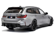 2024 BMW M3 Competition M xDrive Touring Frozen Pure Gray Metallic with Black Top 1/18 Diecast Model Car by Solido image 4
