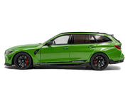 2024 BMW M3 Competition M xDrive Touring Green Metallic with Black Top 1/18 Diecast Model Car by Solido image 3