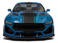 2024 Ford Shelby Mustang Super Snake Grabber Blue Metallic with Black Stripes 1/18 Diecast Model Car by Solido image 5
