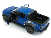 2024 Ford Ranger Raptor Pickup Truck Blue Lightning Metallic 1/18 Diecast Model Car by Solido image 4