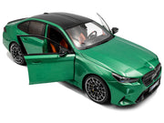 2025 BMW M5 Isle of Man Green Metallic 1/18 Diecast Model Car by Solido image 2