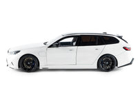 2025 BMW M5 Touring Alpine White with Black Top 1/18 Diecast Model Car by Solido image 3