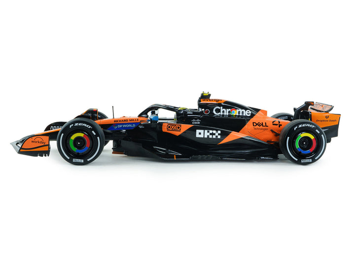 McLaren MCL39 #4 Lando Norris "OKX" Winner Formula One F1 "Australian GP" (2025) "Competition" Series 1/18 Diecast Model Car by Solido image 2