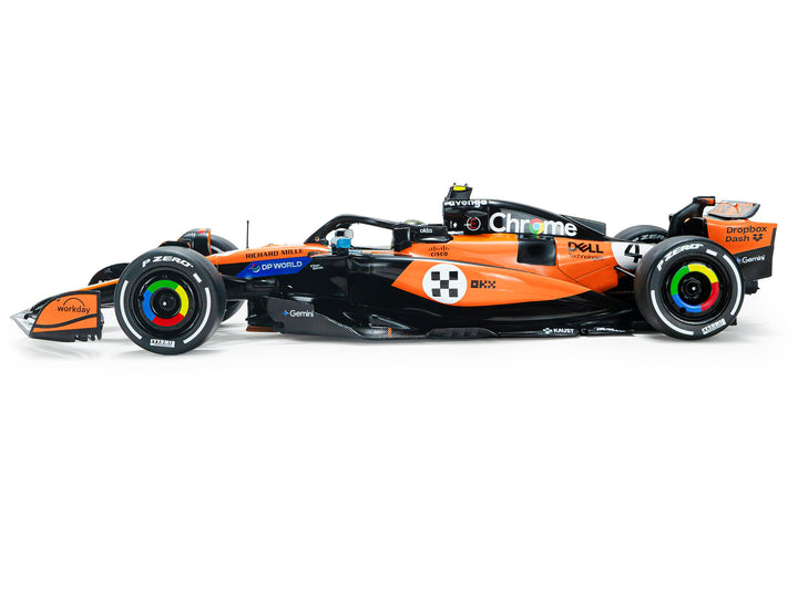 McLaren MCL39 #4 Lando Norris "OKX" Winner Formula One F1 "Monaco GP" (2025) "Competition" Series 1/18 Diecast Model Car by Solido image 2