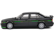 1994 BMW E34 Alpina B10 BiTurbo Black Metallic with Green Graphics 1/43 Diecast Model Car by Solido image 3